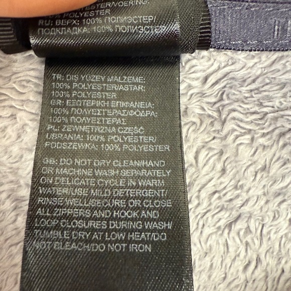 The North Face Fleece Jacket Womens S Light Purple/Gray Full Zip Osito Cozy Warm - Picture 3 of 10